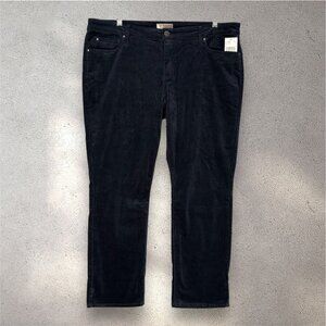 KUT From The Kloth Catherine Boyfriend Size 18P Women’s Navy Corduroy Pants